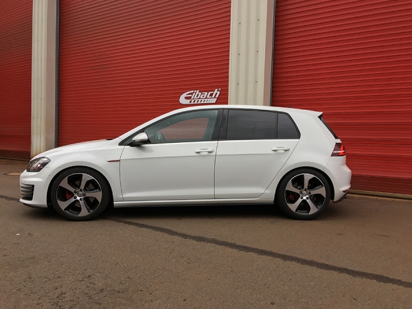 VW Golf 7 mit Eibach Sportline Gewindefedern